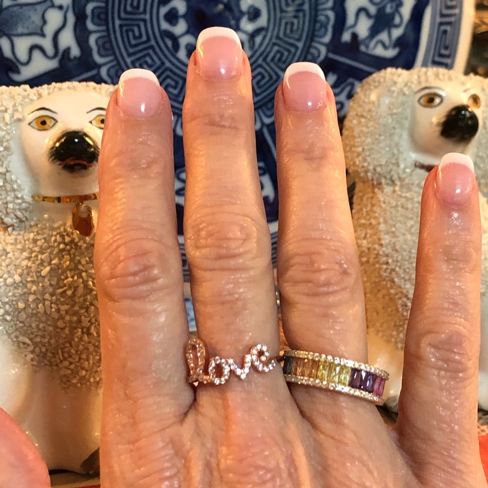 Rainbow ring size 7